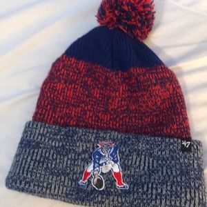New England patriots knit hat-winter worn once